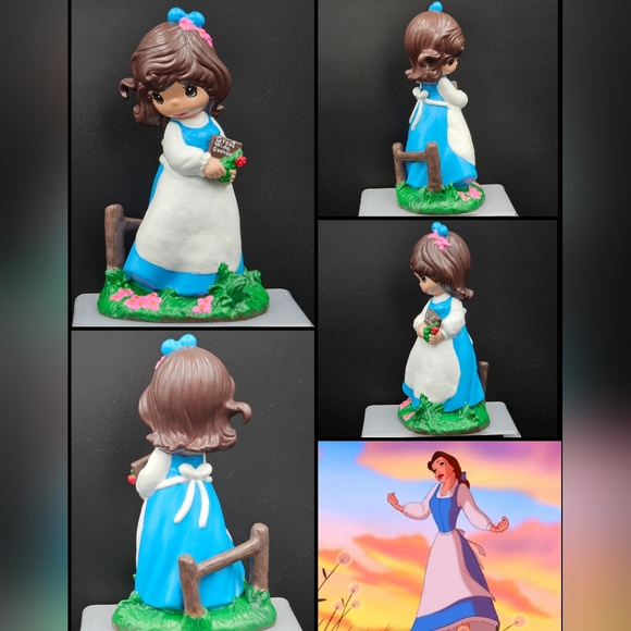 Belle Disney Princess Inspired Altered Precious Moments - OOAK - Picture 5 of 5